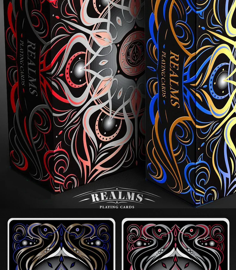 Велосипед Realms игральные карты велосипедный коллекционный палубный Покер Размер Роскошный редкий Ограниченная серия колода магический реквизит магические трюки