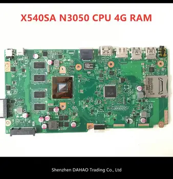 

X540SA Laptop motherboard para ASUS VivoBook X540SA X540S X540 F540S Teste mainboard original 4g RAM N3050/N3150 /N3050 CPU