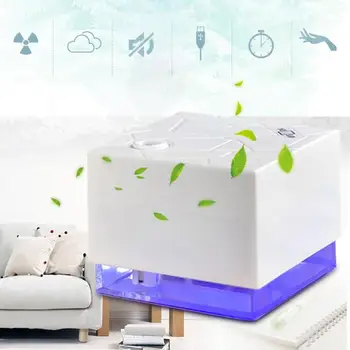 

2019 Ultrasonic Humidifier LED Blue Light Night Lamp Aroma Essential Oil Diffuser Mini Air Purifier Mist Maker for Office Home