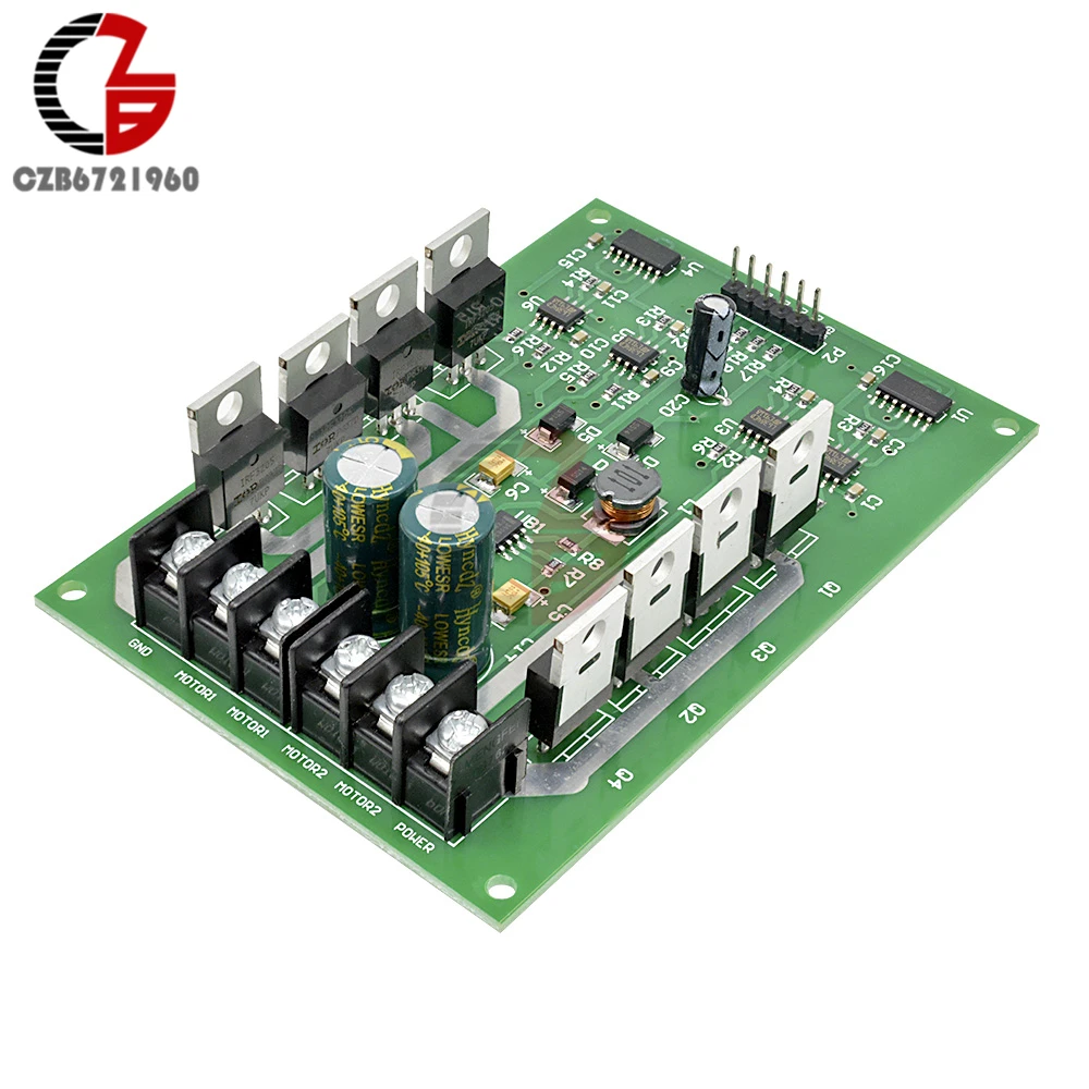 Двойная плата драйвера двигателя постоянного тока h мост ШИМ модуль привода MOSFET