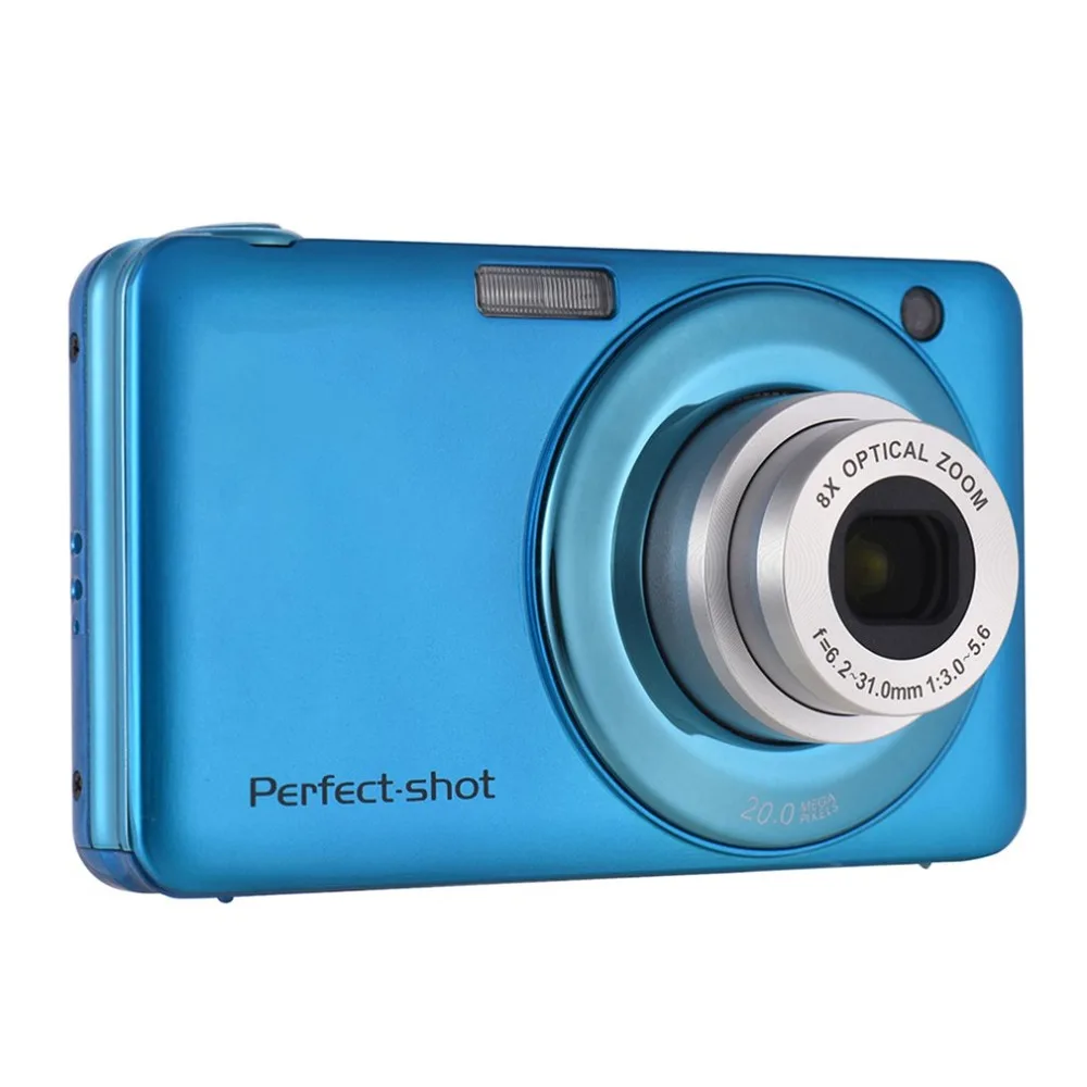 

24MP Portable Colorful Compact HD 8x Focus Zooming Photo Video Record Digital Camera with JPEG Avi SD card Anti-shake Kids Gifts