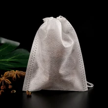 100 шт/партия чайные пакеты 7x9 см пустые Ароматические чайные пакеты с струной заживления уплотнения фильтровальной бумаги для травяной листовой чай