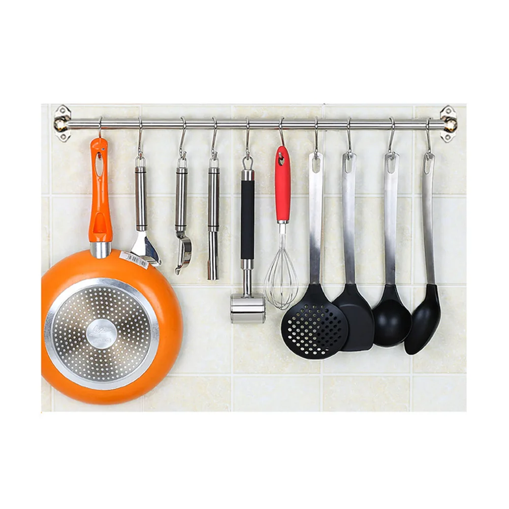 10 шт. кухонные Крючки из нержавеющей стали универсальные крючки для стойки