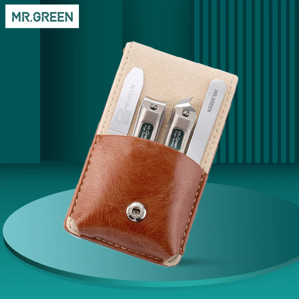 MR.GREEN кусачки для ногтей щипцы комплект инструментов маникюра набор и педикюра Нержавеющая сталь