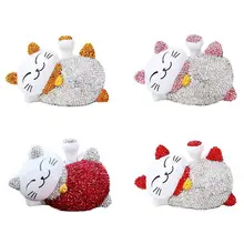 Новое поступление, солнечный поманивающий Кот, счастливый кот, украшения, горный хрусталь, Автомобильные украшения с бриллиантом, украшение автомобиля, счастливый кот