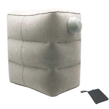 

3-Layer Compression Inflatable Travel Mat Pvc Flocking Outdoor Inflatable Cushion Travel Pillow Pedal Multi-Function Pad Distrib