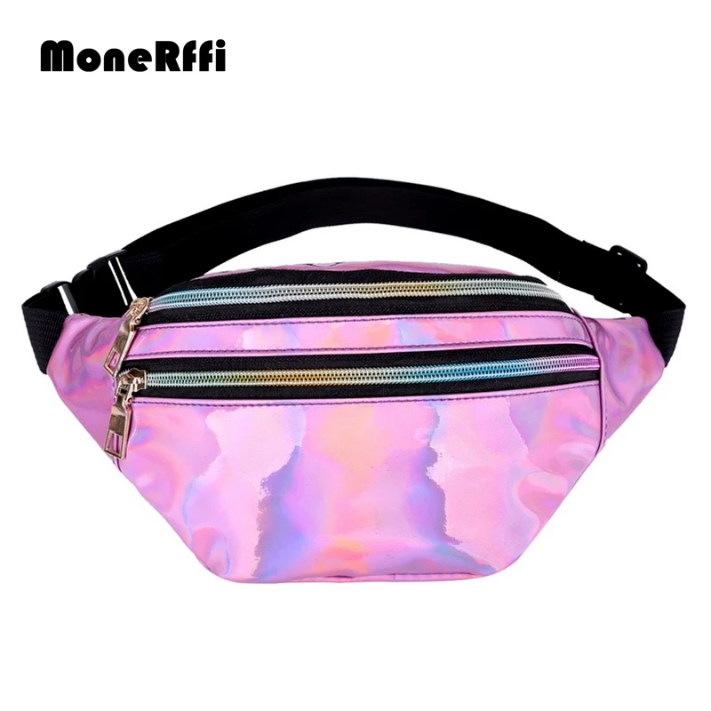 Puimentiua Men's And Women's Waist Bags Zipper Waterproof Adjustable Comfortable Multifunction Purse |