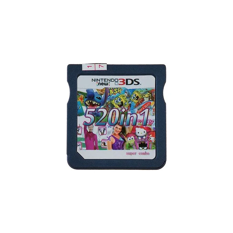 Cartucho Super Combo Para Nintendo Nds 520 Juegos En 1 2ds Nuevo 3ds Aliexpress