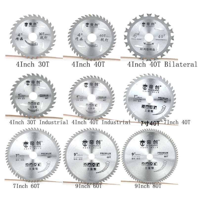 

4/7/9inch Cemented carbide saw blade For Power Tool Circular Saw Blade For Wood HSS Saw Blade Dremel Cutter Circular