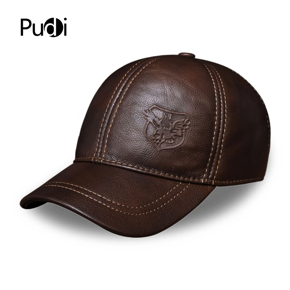 Leather caps online Clearance