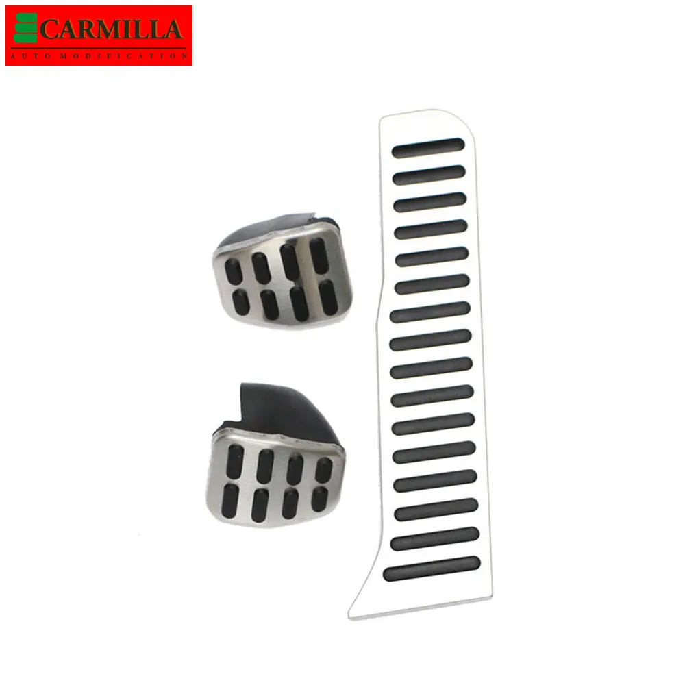 Carmilla Car Pedals Seat Altea Leon Toledo LHD 2005-2015 Auto Gas Brake Rest Pedal Protection Cover Car-Styling Parts car accessories car pedals pedal cover stainless steel pedal cover