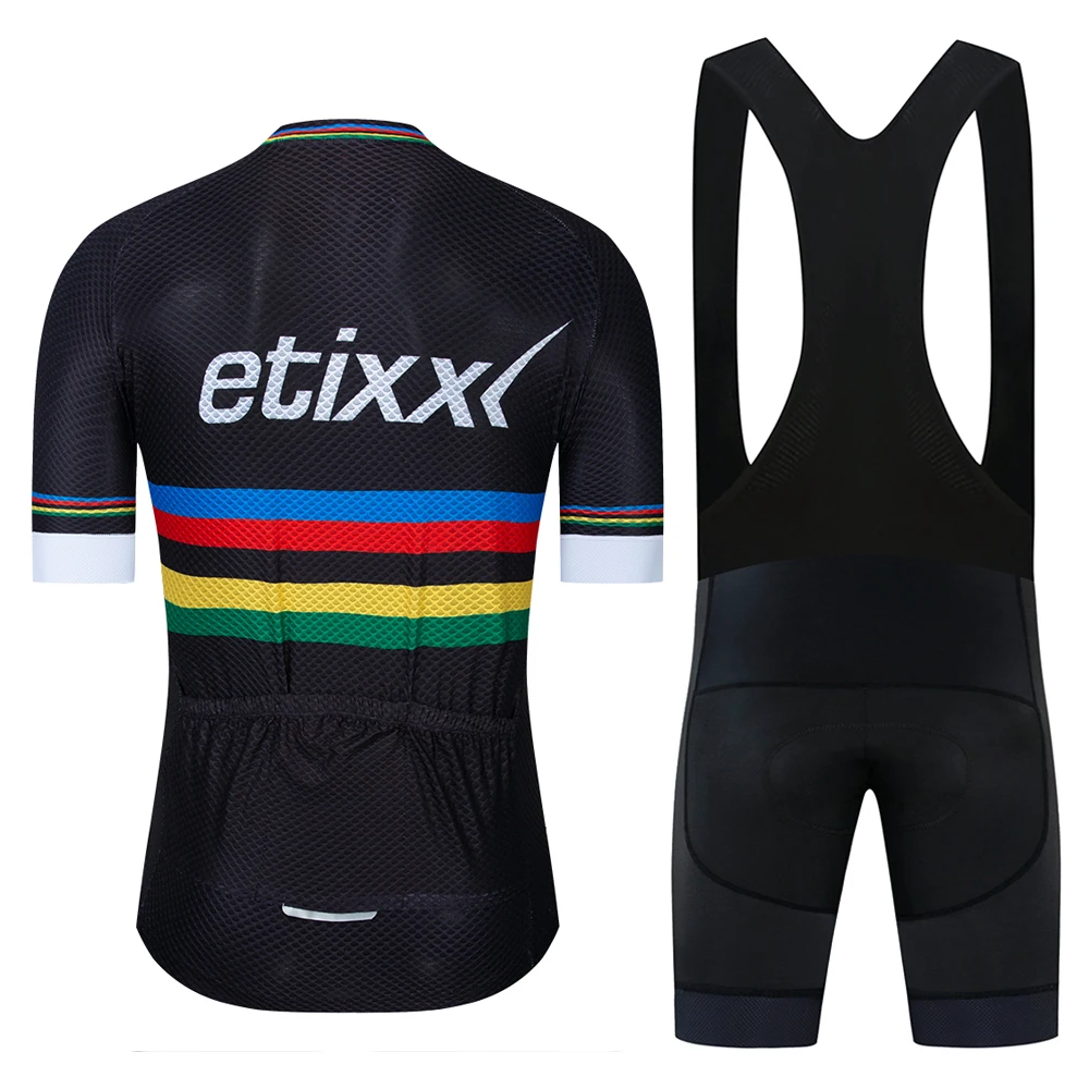 Etixxl Велоспорт Джерси MTB Горный Мужская одежда для велосепидистов короткий комплект Ropa Ciclismo велосипедная одежда Велосипедное платье для мужчин