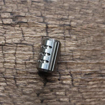 silver normal type 1 шт. Парашютная веревка из титанового сплава кулон EDC нож кулон в виде флакона на молнии DIY аксессуары - Цвет: silver normal type