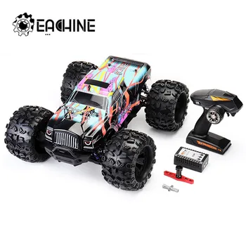 

Eachine EAT02 1:8 4WD 2.4G Remote Control RC Car Brushless Big Foot High Speed 90km/h Drift Vehicle Models Truck Metal Chassis