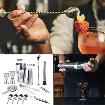 

Maker Drink Shaker kit Anti rust Bartender Drink Beverage Home Hotel Bar