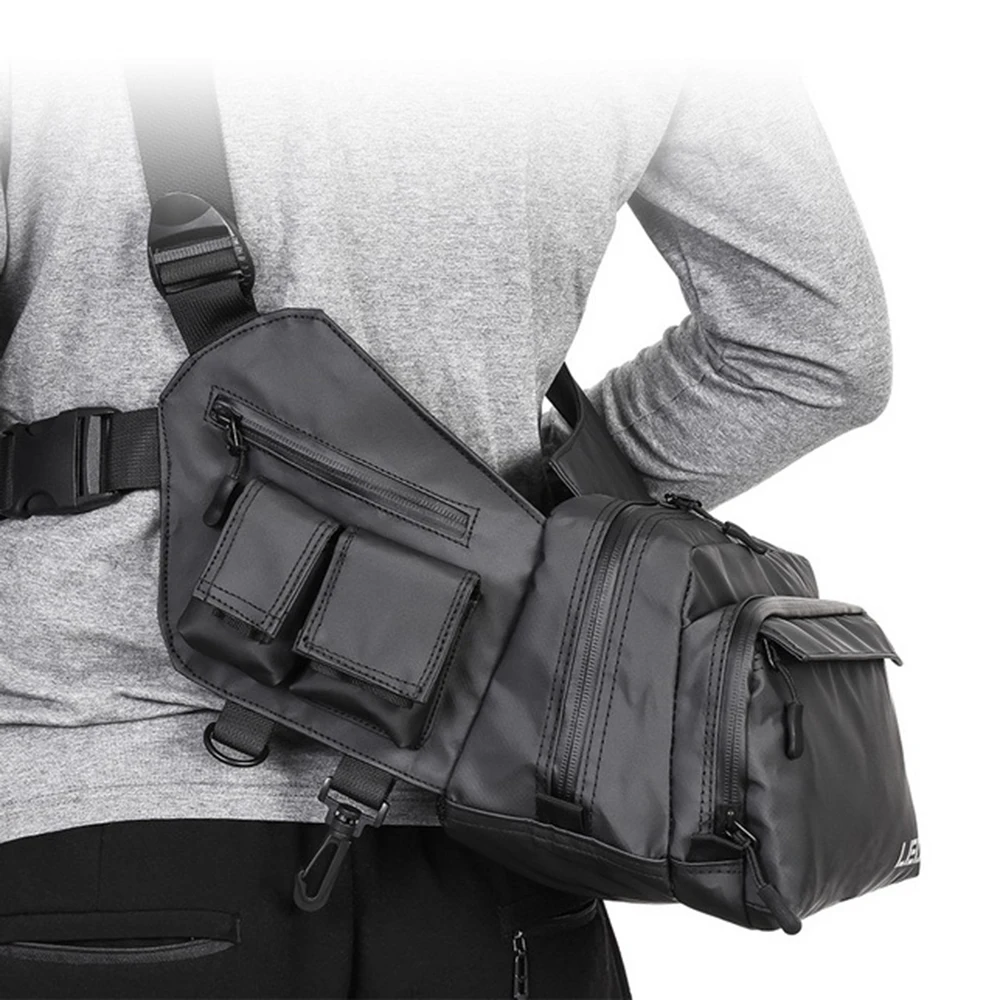 

Fishing Tackle Bag Multi-purpose Outdoor Fishing Bag Waterproof EVA Fishing Shoulder Bag Waist Pack Utility Bag Case