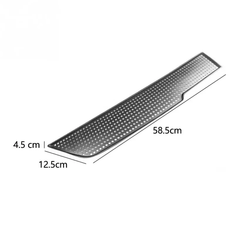 

Black Accessories Effective Protective Cover Interior Easy Install Trim Replacement Car ABS Air Flow Vent For Tesla Model 3