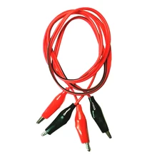 7 шт. 4 мм Цветной силиконовый разъем типа банан к зажиму аллигатора тестовый провод зонда провода кабель щуп тестера тестовый разъем