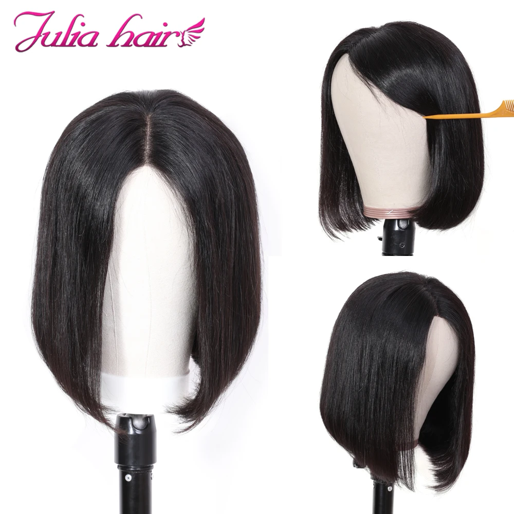 Blonde Bob Lace Front Human Hair Wigs Straight Brazilian Remy 613 Yellow Pink Green 13x4 Lace Front Short Bob Wig Pre Plucked (15)