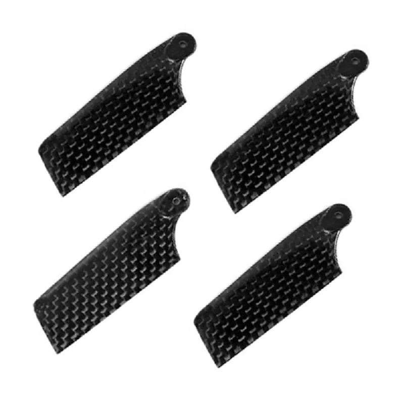 

2 Pairs 62mm Carbon Fiber Tail Rotor Blades for Align T-rex 450 V2 V3 PRO DFC RC Helicopter
