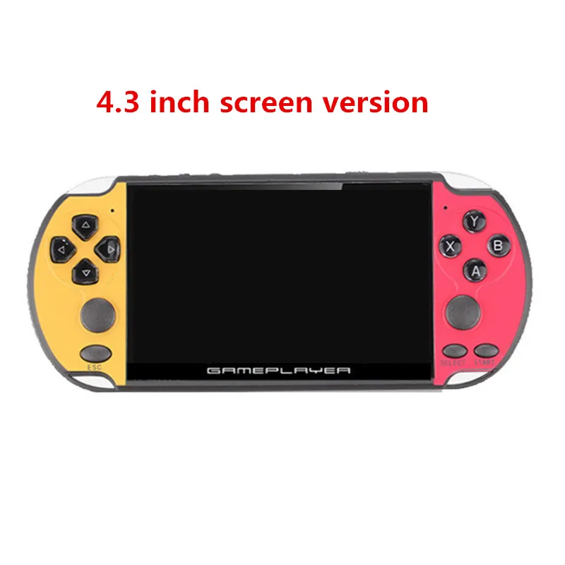 2019 version X7/X9 Plus Handheld Game Player 5.1 Inch HD  8G ROM Built in 10000 Games TV Output Multimedia Video Game Console 