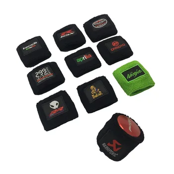 

3D Motorcycle Front Brake Fluid Oil Reservoir Tank Cover Socks For HONDA YAMAHA BMW Ducati Ninja