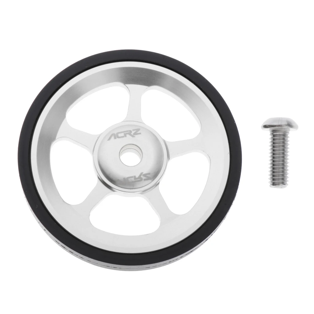 Sliver Премиум Easywheel& болты для Brompton складной велосипед аксессуары - Цвет: Sliver