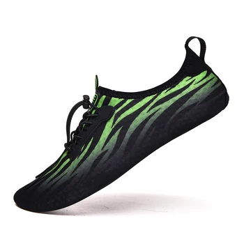 

Summer Aqua Shoes Large Size 35-46 Men Women Quick-drying Beach Swimming Shoes Wading Sneakers Lace Up Couples Sneakers