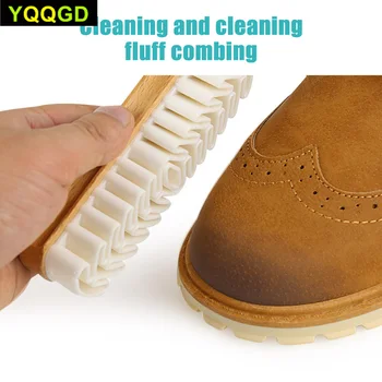 

1Pcs Suede Boots Scrubber Shoe Brush Household Leather Brushes Cleaner Suitable for High Heels and Cloth Shoes