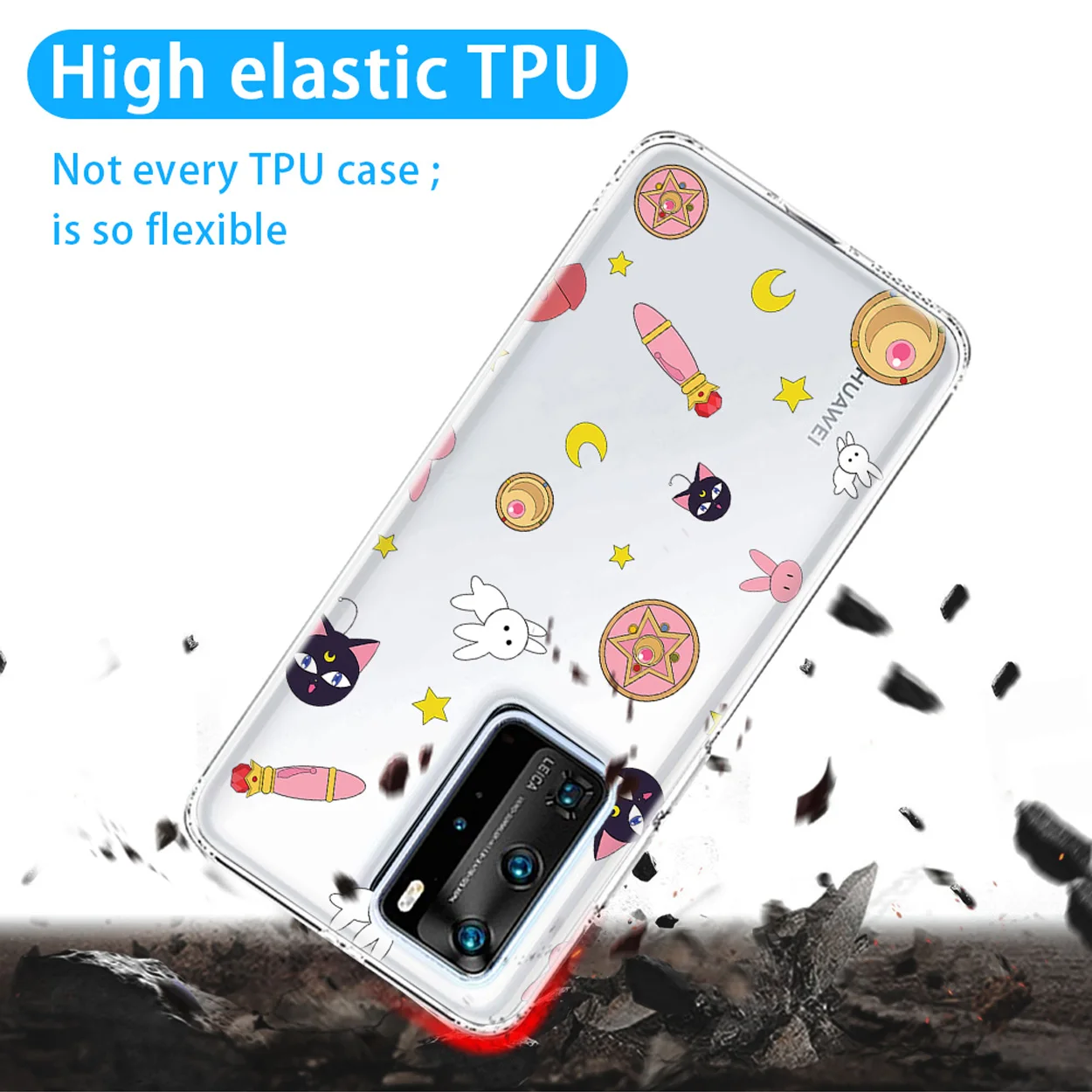 Силиконовый чехол ciciber Сейлор Мун для Huawei P30 P40 P20 Mate 30 20 Honor 10 10i 20i Nova 5T 5 5i Pro Lite P Smart