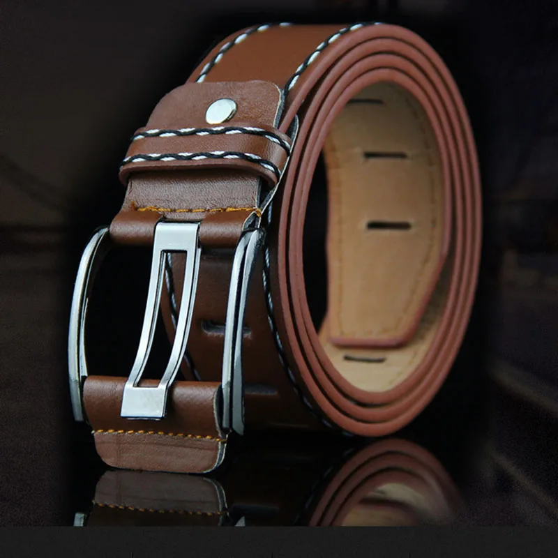 

Men's European and American punk fashion belt women's Korean fashion retro business belt fashion with clothes belt