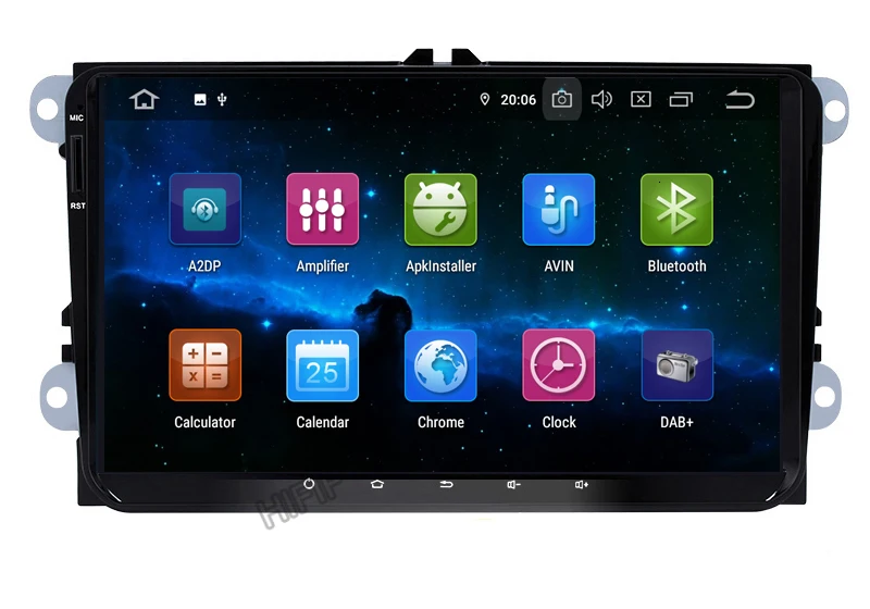 Sale 9"2din Android 9.0 GO car radio GPS navig for Volkswagen Skoda Octavia Golf 5 6 touran passat B6 Jetta polo tiguan stereo WIFI 12