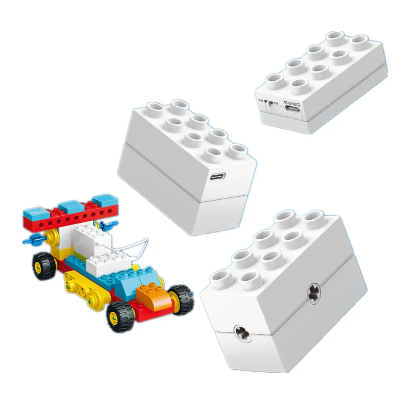 Motore Elettrico Di Potenza Del Motore Per Blocchi Di Costruzione Di Ingranaggi Ad Asse Di Grande Tecnologia Compatibile Con La Parte Della Batteria D