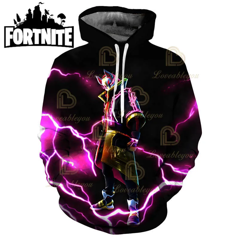 Battle Royale Fashion Thin Teen Clothes Fortnite Sudadera 3d Streetwear Boys Girls Tops Hero Children's Wear Kids Sudadera - T-shirts - AliExpress