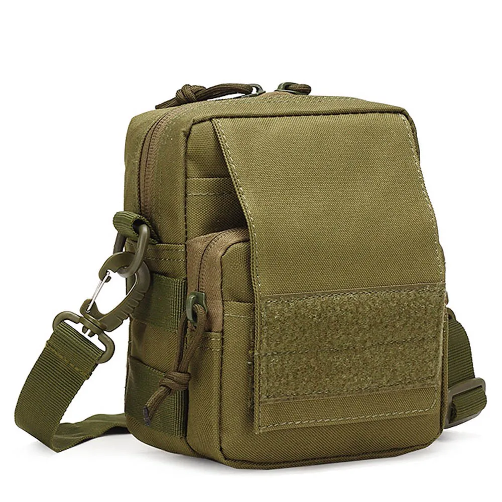 800D тактическая Наплечная Сумка военный Molle поясной ремень сумка портативный телефон пакет сумка рюкзак аксессуары сумка для охоты стрельба - Цвет: Green