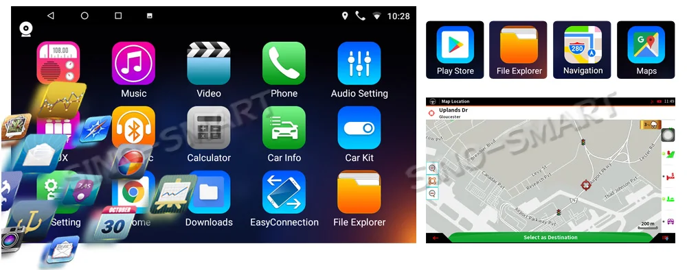 Cheap SINOSMART Support Native Parking System 1G/2G Car GPS Navigation Player for Mazda 6 Atenza/CX-5 32EQ DSP Processor 4G Optional 5