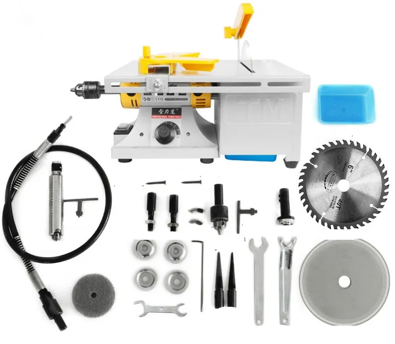 Multifunzionale Mini Table Saw Pietra Macchina Di Lucidatura Macchina Di Scultura Di Giada Lucidatura Macchina Table Saw Giada Macchina Di Taglio 220