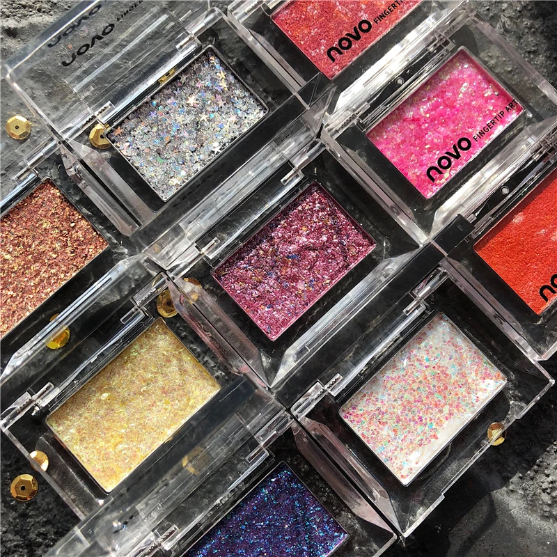 Glitter Eyeshadow Pallete Shimmer Matte Glitter Eye Shadow Palette Shine Diamond Metallic Makeup Palette Pigmented Cosmetic