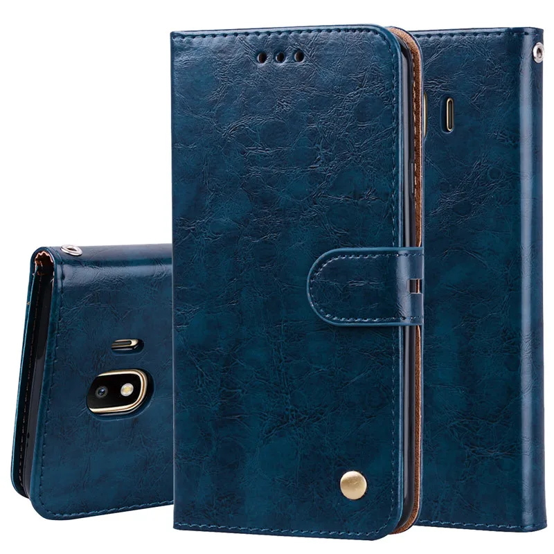 For Samsung Galaxy J4 2018 Case Leather Wallet Flip Magnet Phone Case For Samsung J4 Plus 2018 J4Plus J4+ J 4 J400F J415F Cover samsung cute phone cover