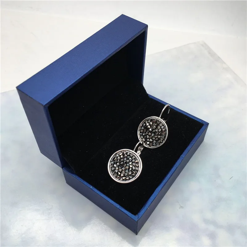 Ms Betti 2021 Round Drop Earrings Austria Crystals New Design Girl's Gift For Women Wedding Party Jewelry