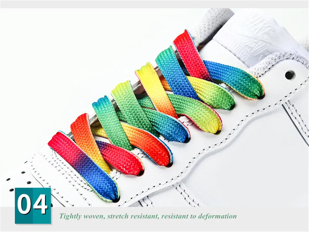 Insicre/Новинка; модное украшение для шнурка с принтом; цветная обувь; спортивная обувь на плоской подошве; цветные двойные шнурки для женщин и мужчин