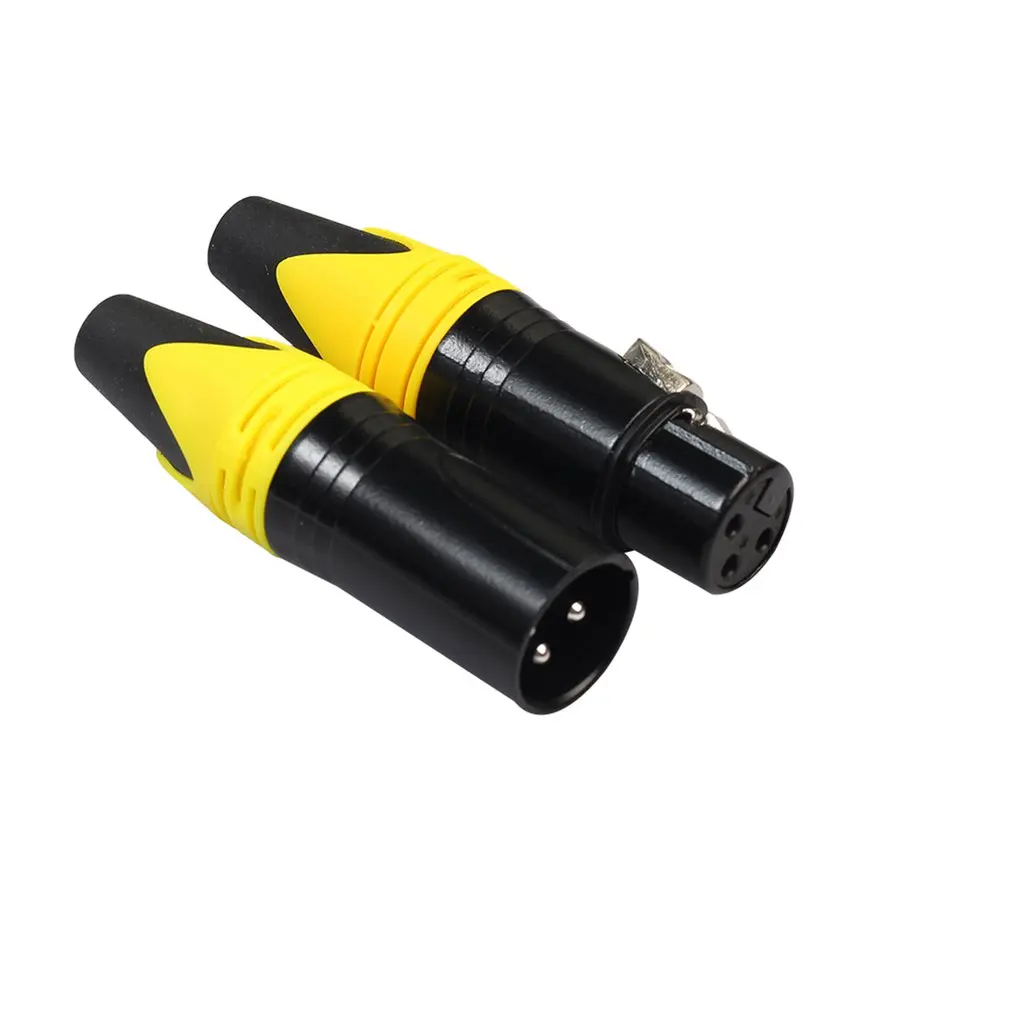 5 пар для Canon мужской 3-контактный разъем аудио разъем микрофонный кабель Diy припоя-Типовой металлический материал аудио сигнал вилка