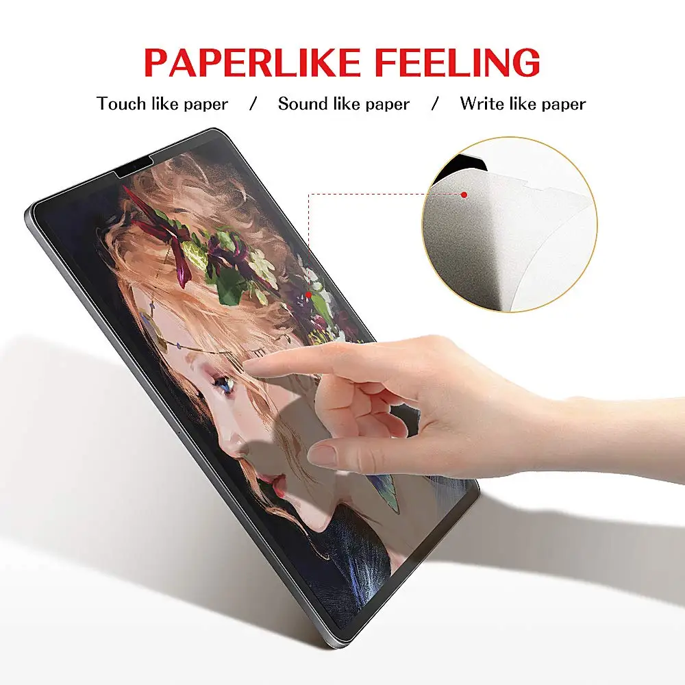 Матовая пленка с антибликовым покрытием для iPad 9,7, новинка 10,2, Air 3 Pro 11 10,5 Mini 5, защита для лица 12,9 дюйма