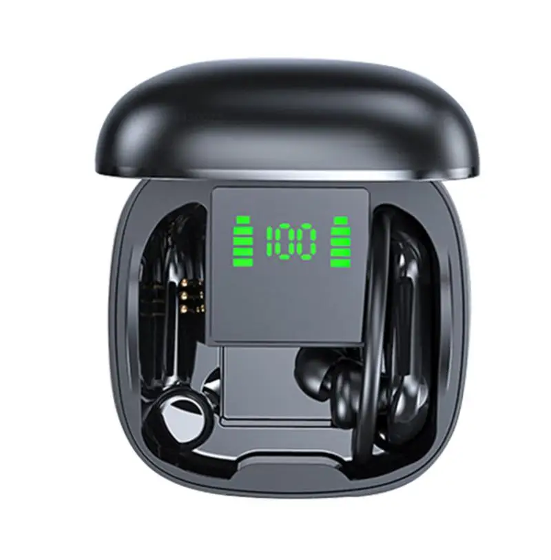 TWS Bluetooth 5.0 Earphones Wireless Headphone Bone Conduction 9D HiFi Stereo Sport Headsets Handsfree With Microphone