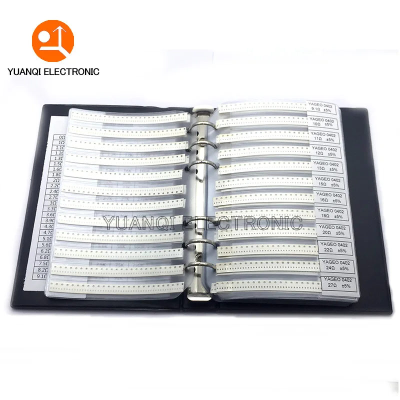 0402 Smd Resistor Sample Book 5 Tolerance 170valuesx50pcs=8500pcs