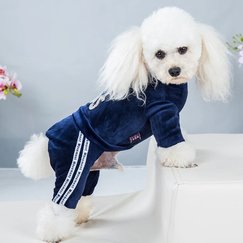 Fashion letter Pet Dog Clothes for Dogs Coat Hoodie Sweatshirt Four seasons Dog Clothing Cartoon Pets Clothing Bodysuit