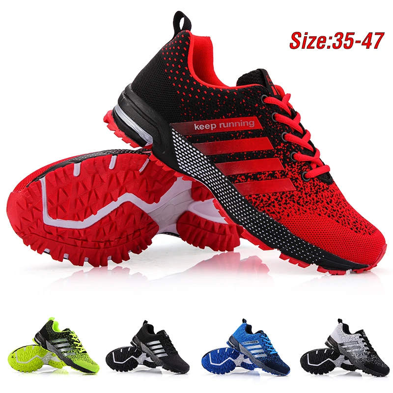 Footwear Walking-Shoes Sports-Sneakers Athletic-Training Comfort Plus-Size 47 Breathable