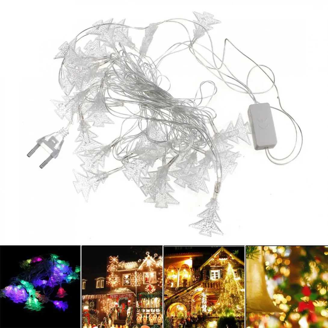 

5M 20 LED String Fairy Lights Colorful Lights for Christmas Tree Home Garden Wedding Party Decoration EU Plug