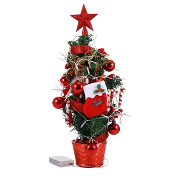 

1Pc Desktop Christmas Tree Christmas Desktop Light Tabletop Decor Tabletop Christmas Tree Mini Christmas Tree for Store