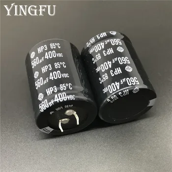 

2Pcs 560uF 400V HP3 Series 35x45mm 400V560uF Snap-in PSU Aluminum Electrolytic Capacitor
